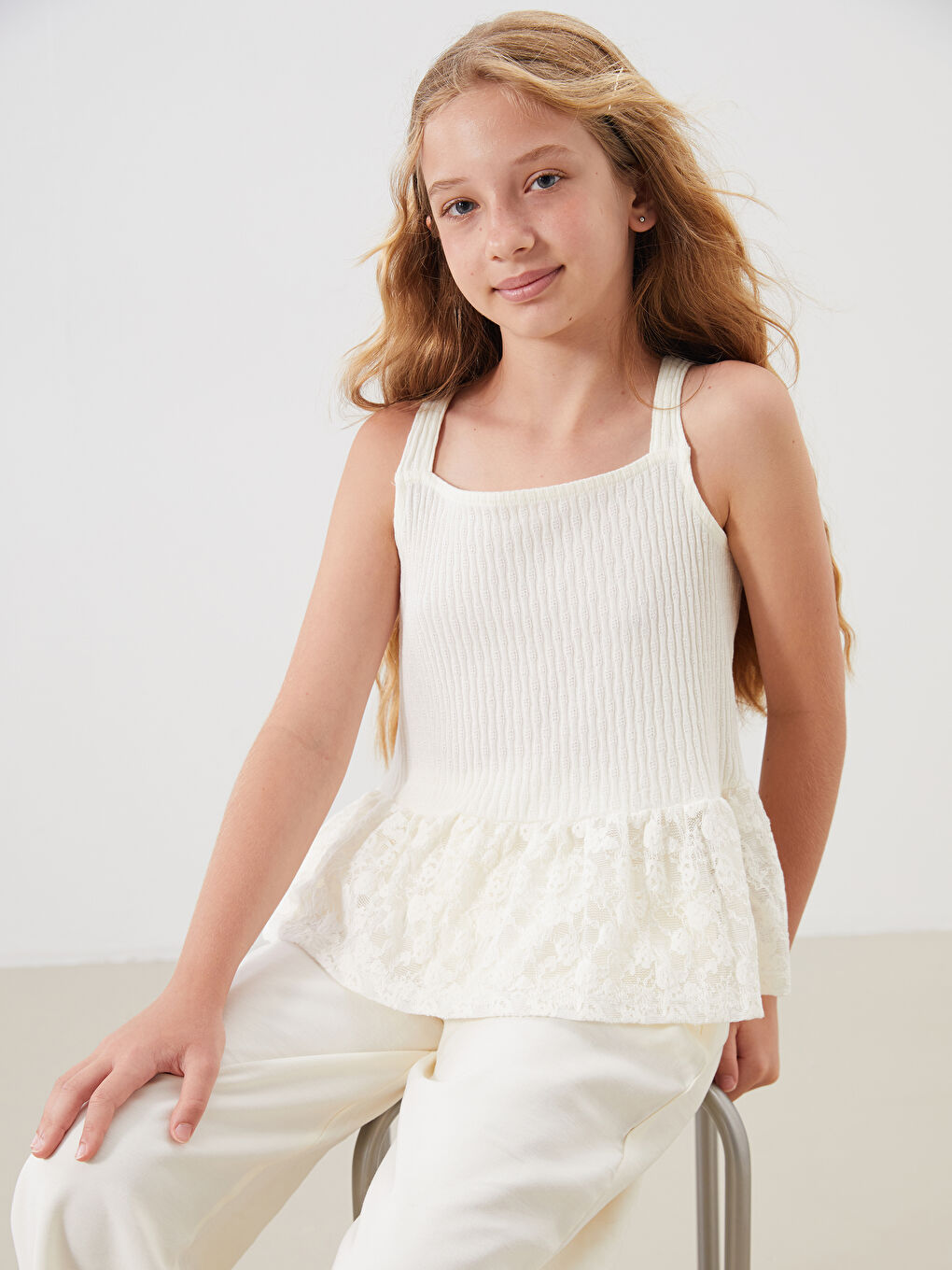 LCW Kids Girl YELLOW Blouse -S5MA73Z4-KXN