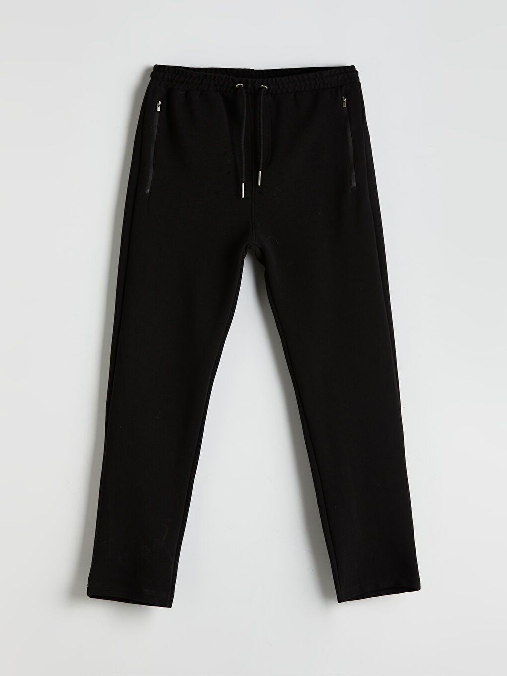 Siyah Standart Kalıp Erkek Eşofman Altı-6