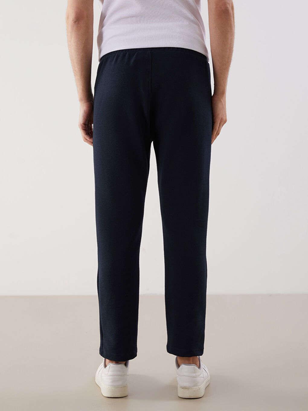 Lacivert Standart Kalıp Erkek Eşofman Altı-8