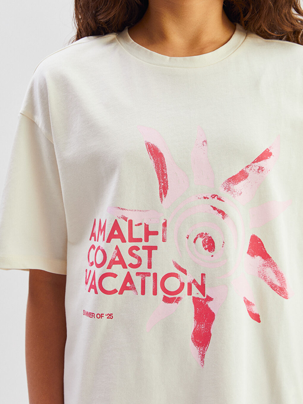 LCW Kids Crew Neck Girls' T-Shirt -S5MA85Z4-FRC
