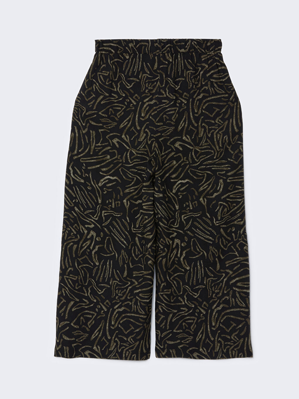 Women's Capri with Elastic Waist Pattern -S5MA86Z8-LQJ