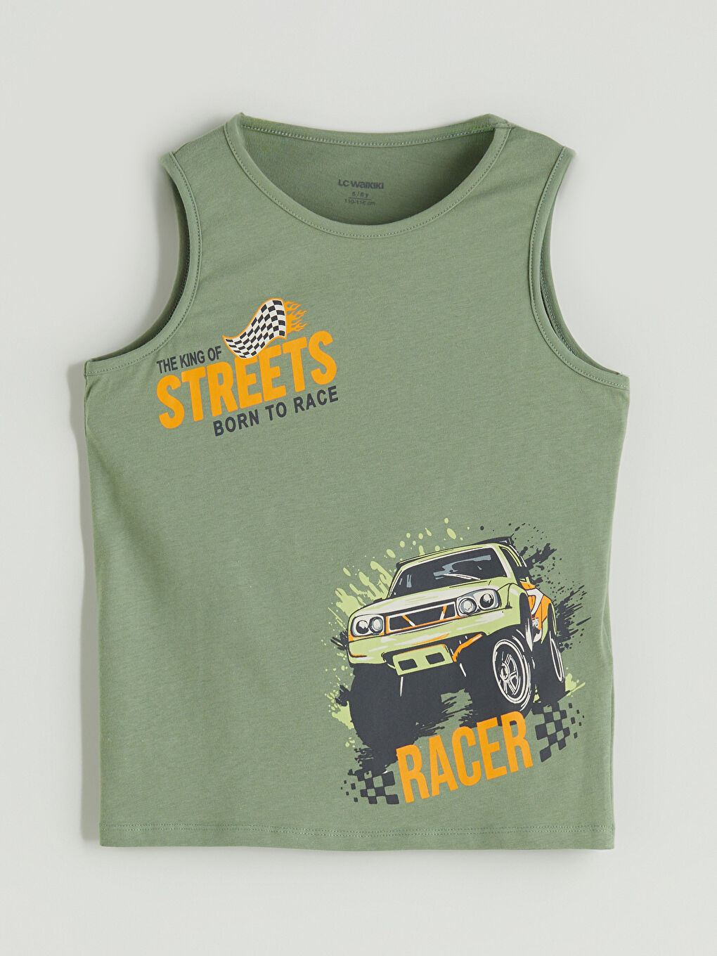 LCW Kids Crew Neck Printed Boys' Vest -S5MB34Z1-GX7