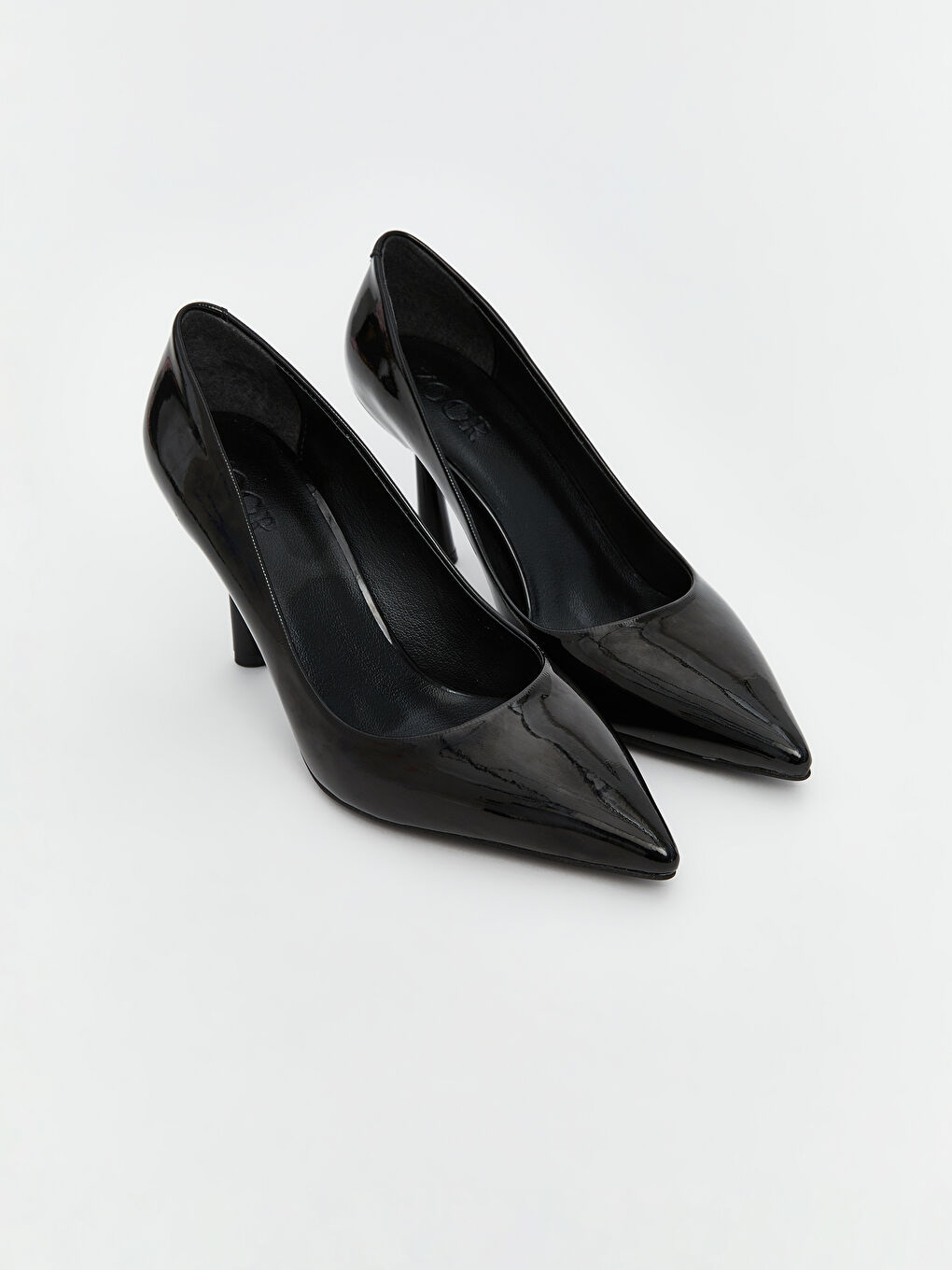 Shiny Leather-Look Women's High Heels -S5MB42Z8-HUC