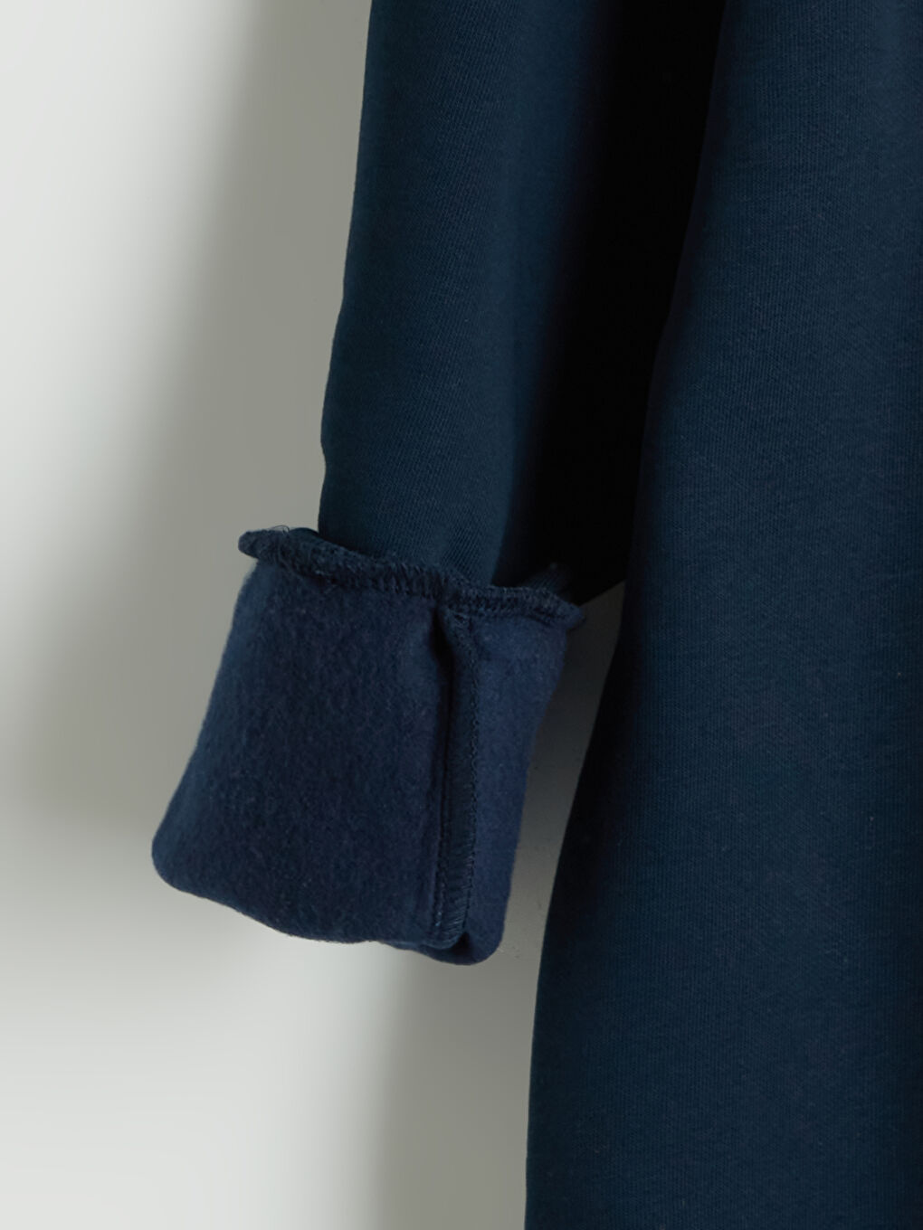 Lacivert Bisiklet Yaka New York Baskılı Erkek Çocuk Sweatshirt-1