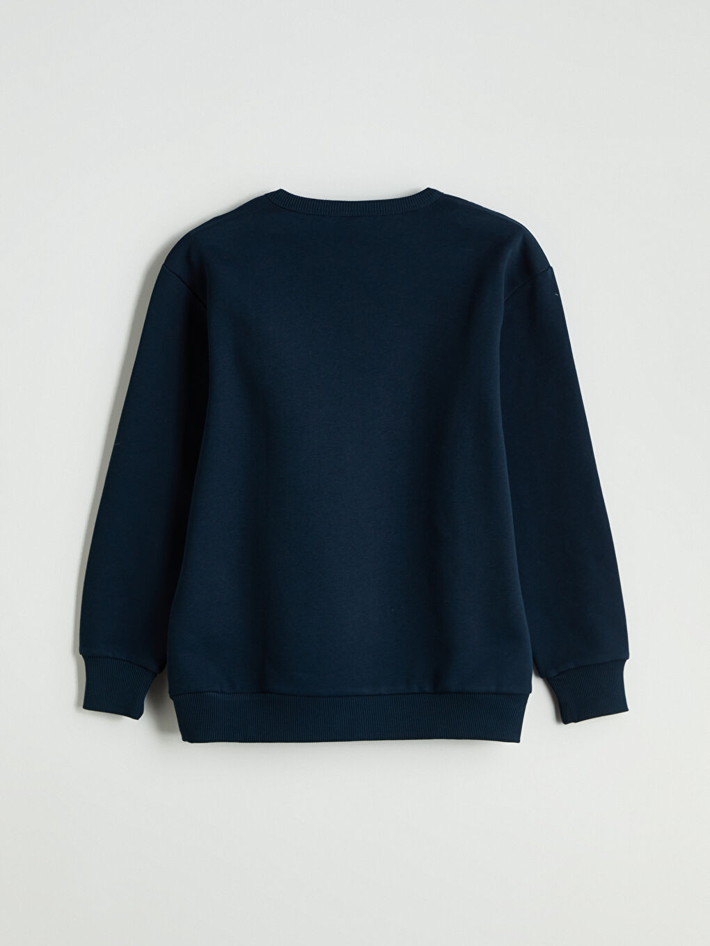 Lacivert Bisiklet Yaka New York Baskılı Erkek Çocuk Sweatshirt-2