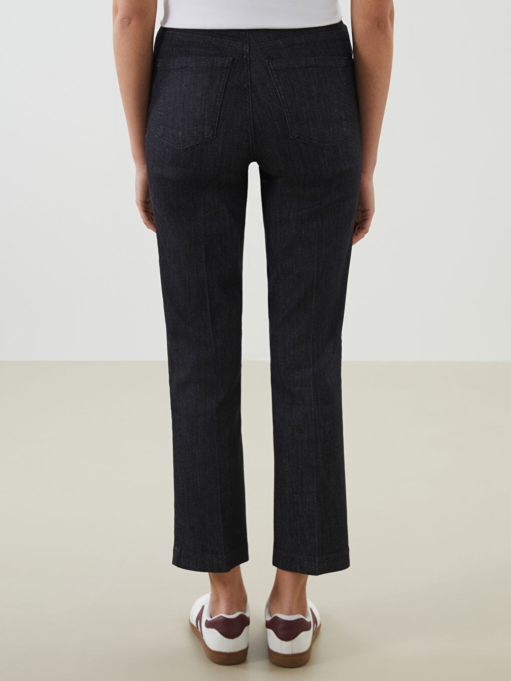 LCW Jeans Gri Flare Kadın Jean Pantolon - 3
