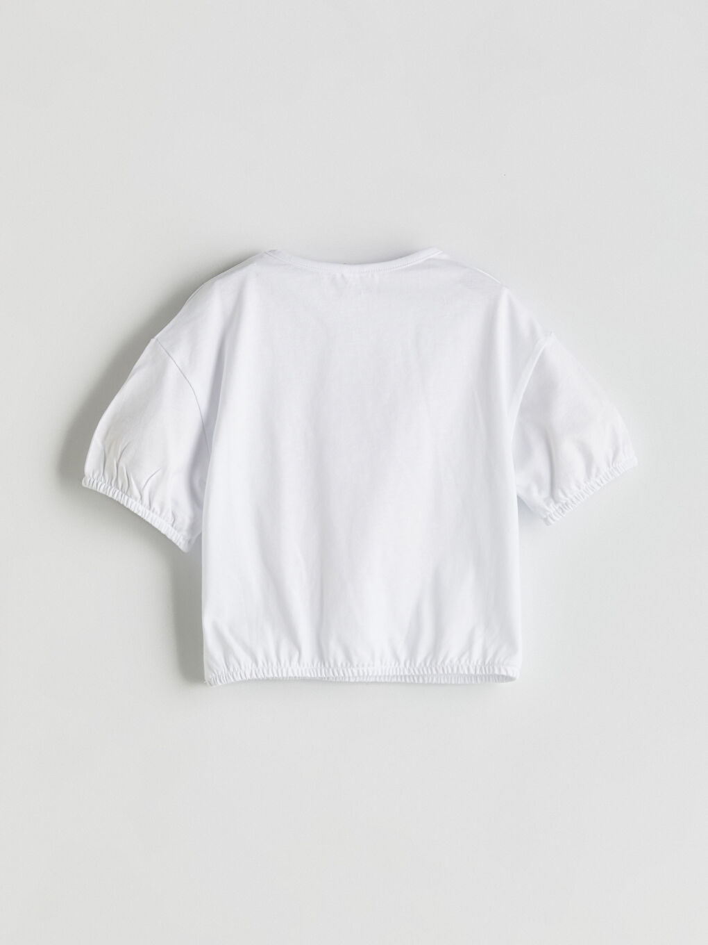 Crew Neck Printed Girls' T-Shirt -S5MB76Z1-JYX