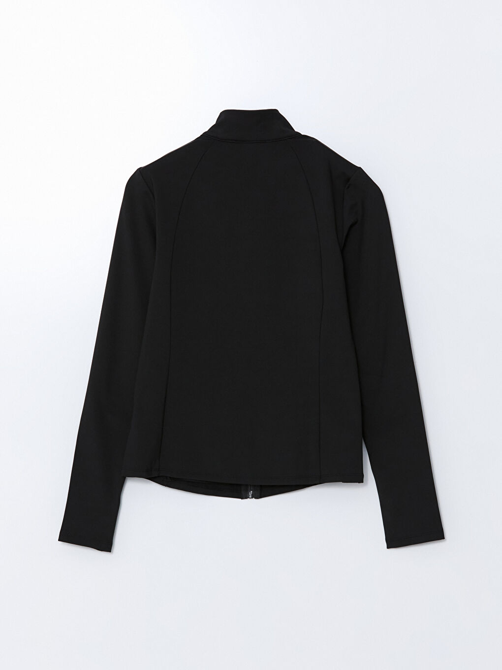 XSIDE ACTIVE Siyah Dik Yaka Kadın Fermuarlı Sweatshirt - 1