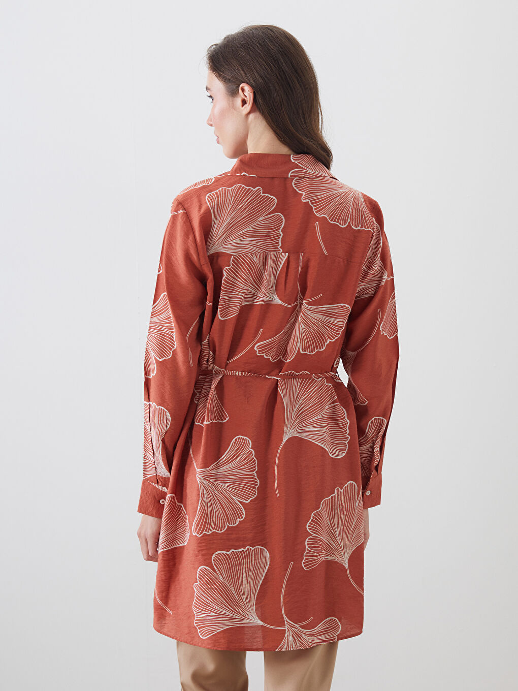 LCWAIKIKI Classic Patterned Women's Shirt Tunic -S5MC50Z8-LTQ