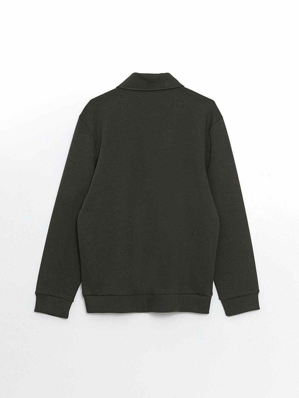 SOUTHBLUE Haki Polo Yaka Erkek Sweatshirt - 5