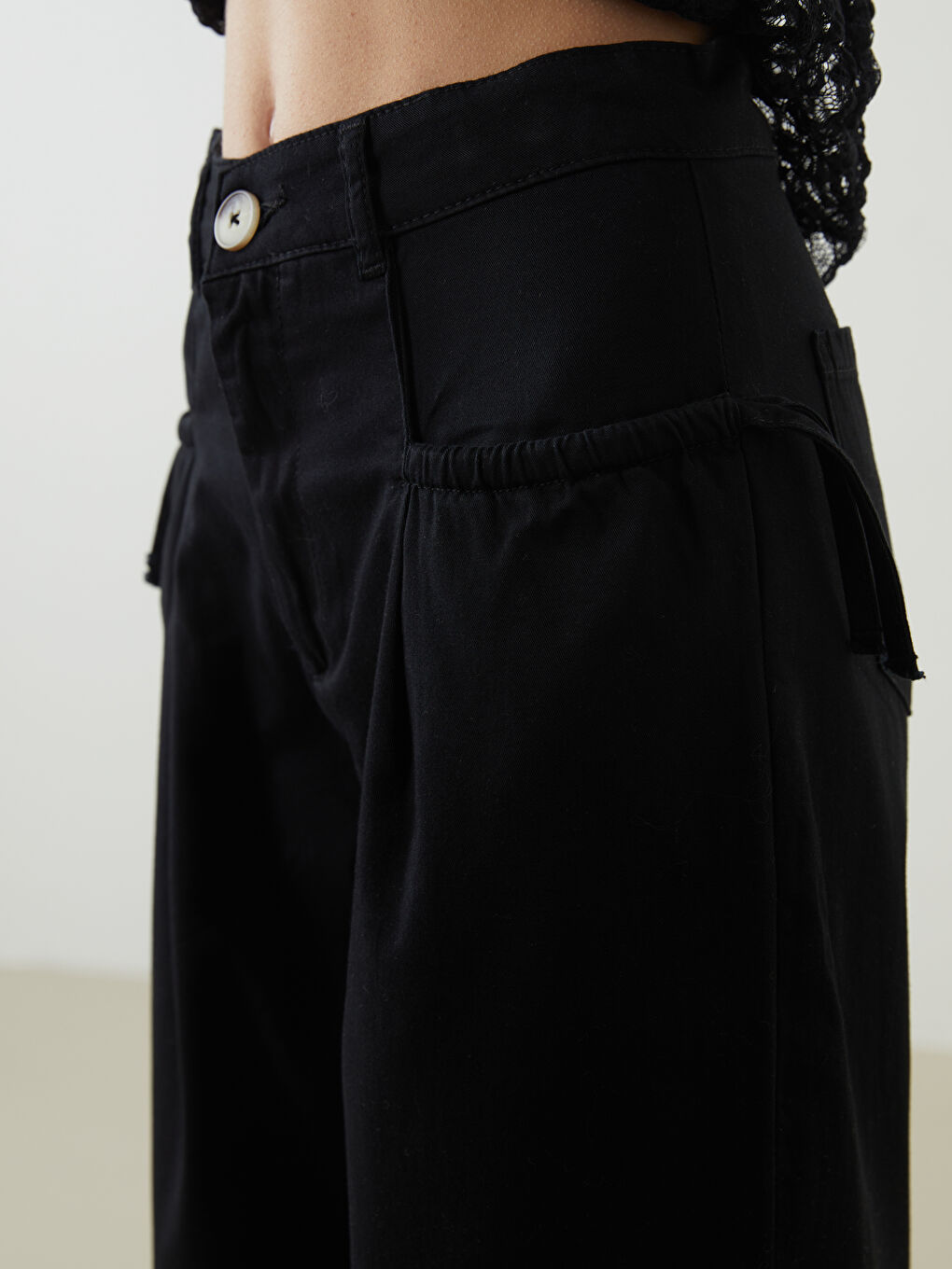 Teenage Girl BLACK Trousers -S5MC97Z4-CVL