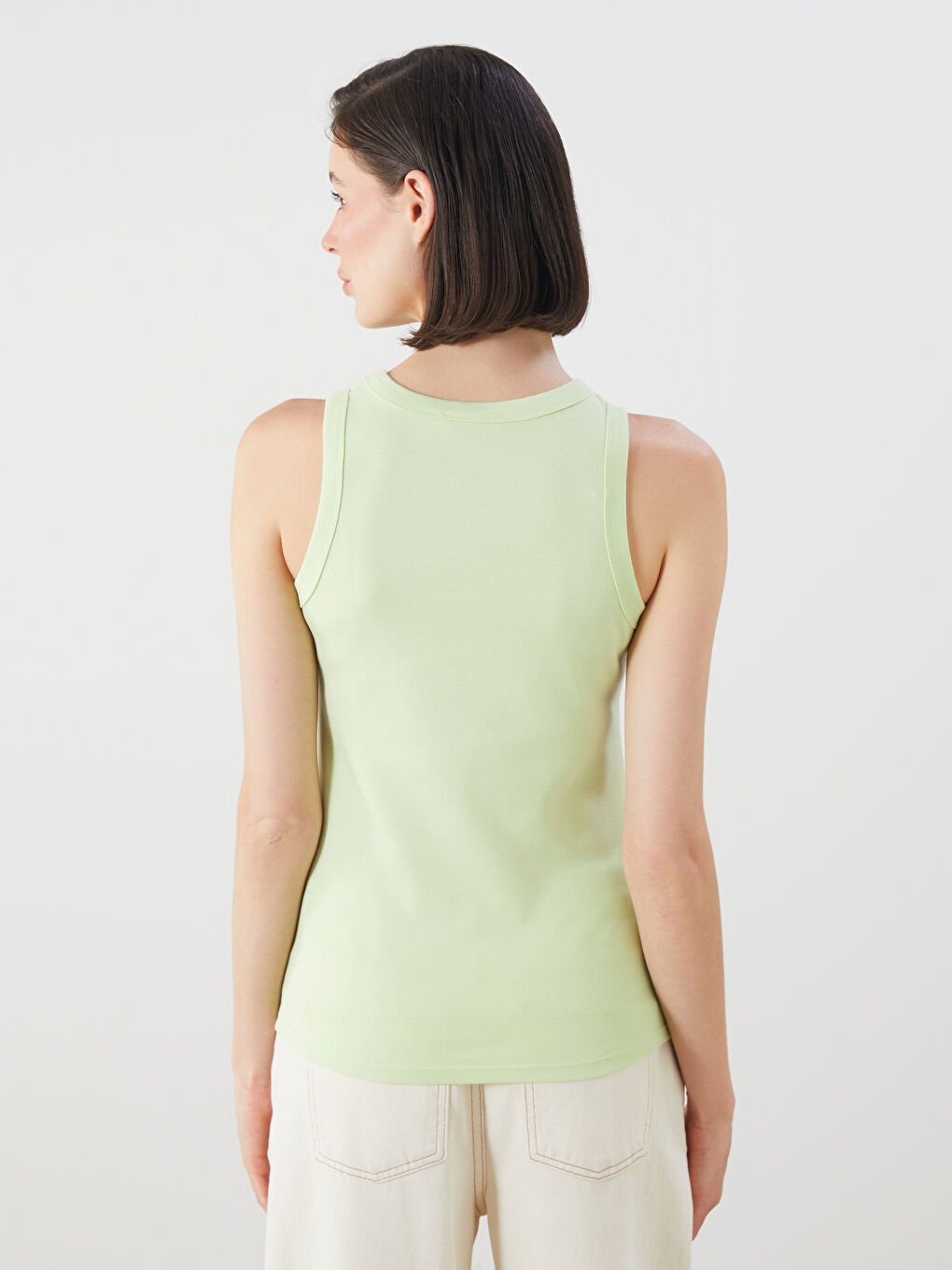 LCWAIKIKI Classic Crew Neck Women's Tank Top -S5MD03Z8-FSZ