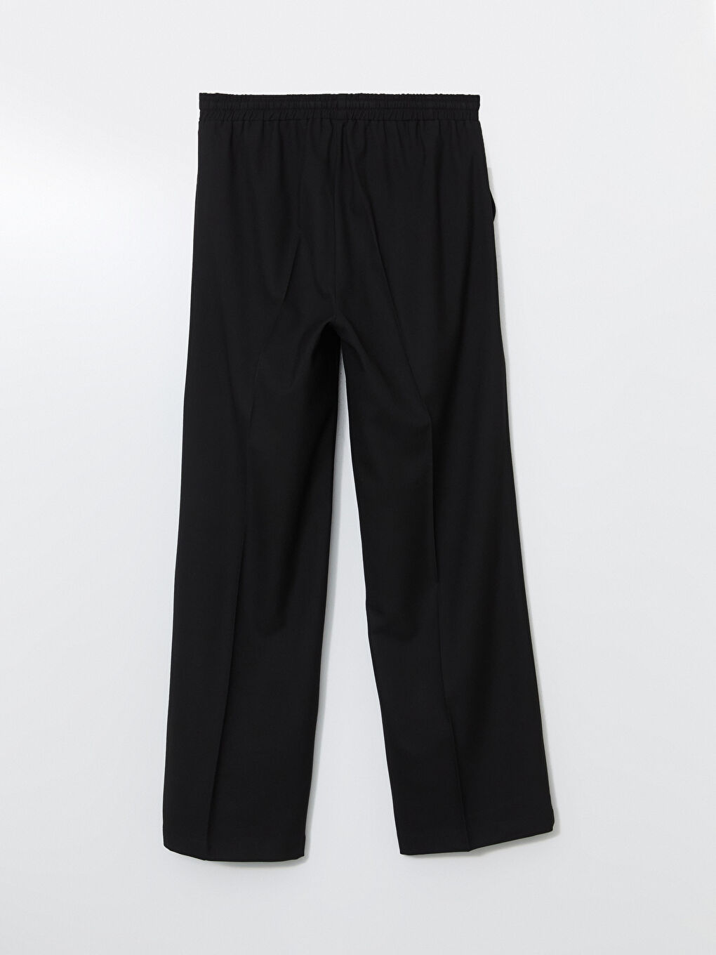 Wide Leg Women Trousers With Elastic Waist -S5MD11Z8-CVL
