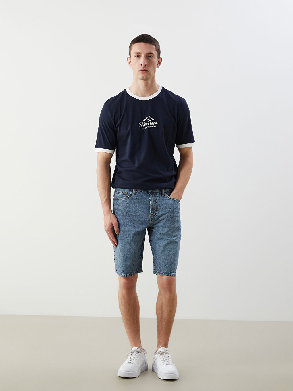 LCW Jeans Standart Kalıp Erkek Jean Şort -S5MD20Z8-H45