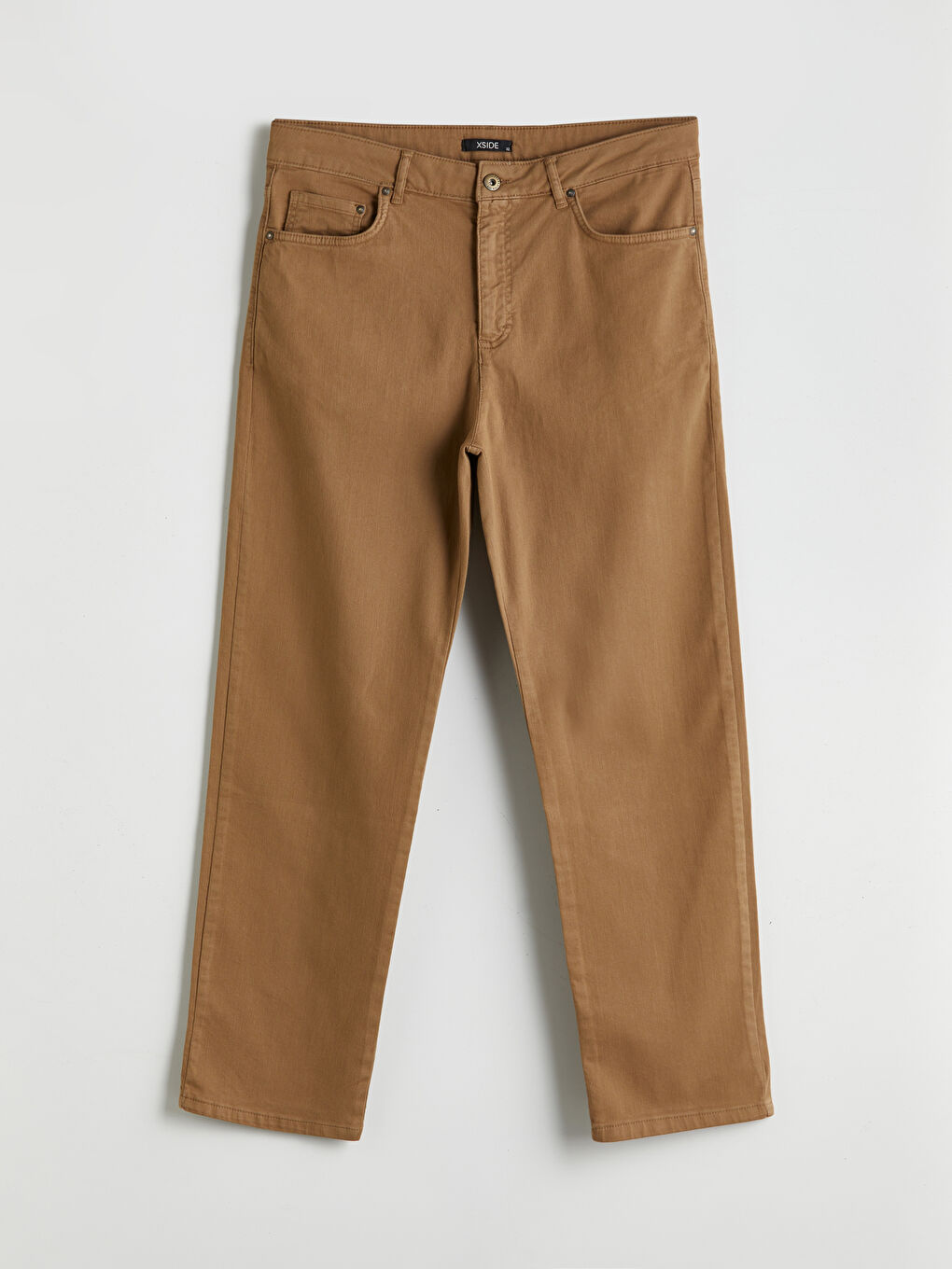 Slim Fit Gabardine Men's Trousers -S5MD65Z8-JJL