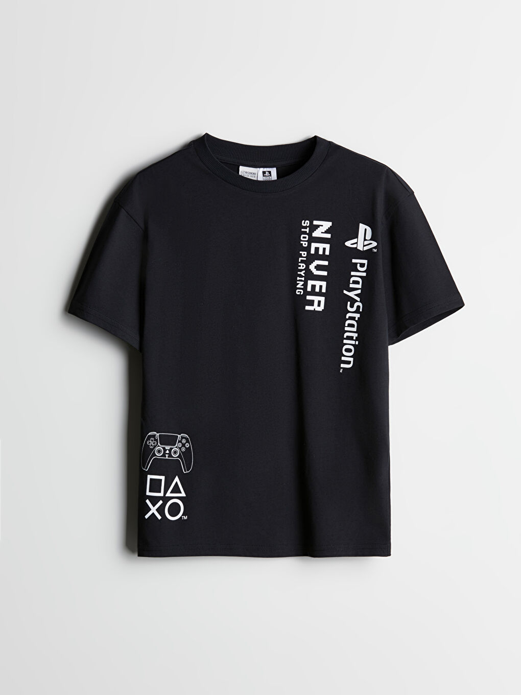 LCW Kids Crew Neck PlayStation Printed Boys' T-Shirt -S5MD72Z4-HNX