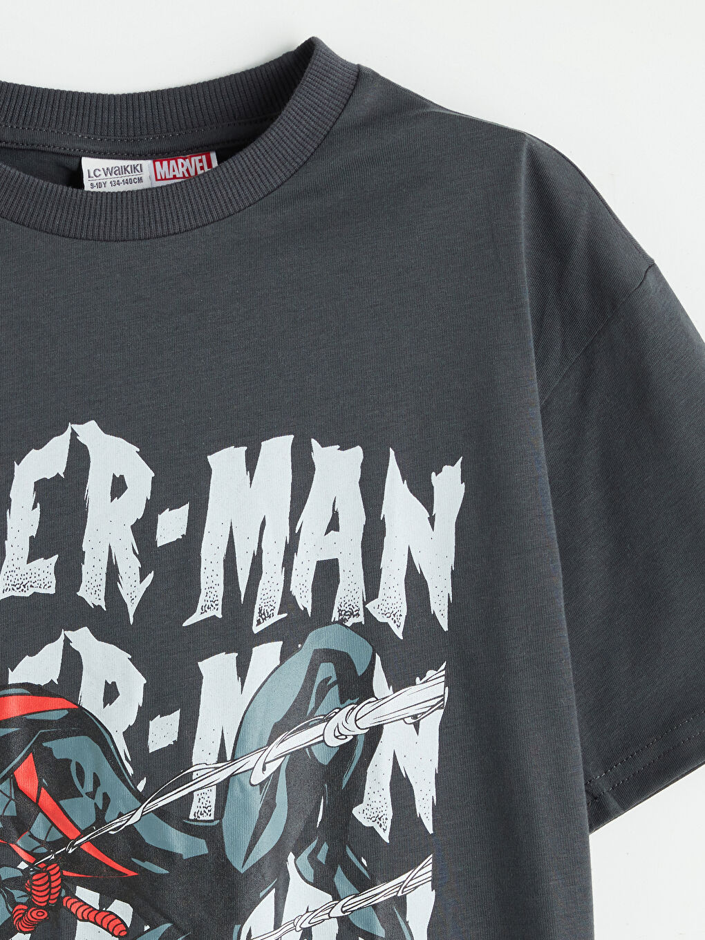 Crew Neck Spider-Man Printed Boys' T-Shirt -S5MD76Z4-VFB