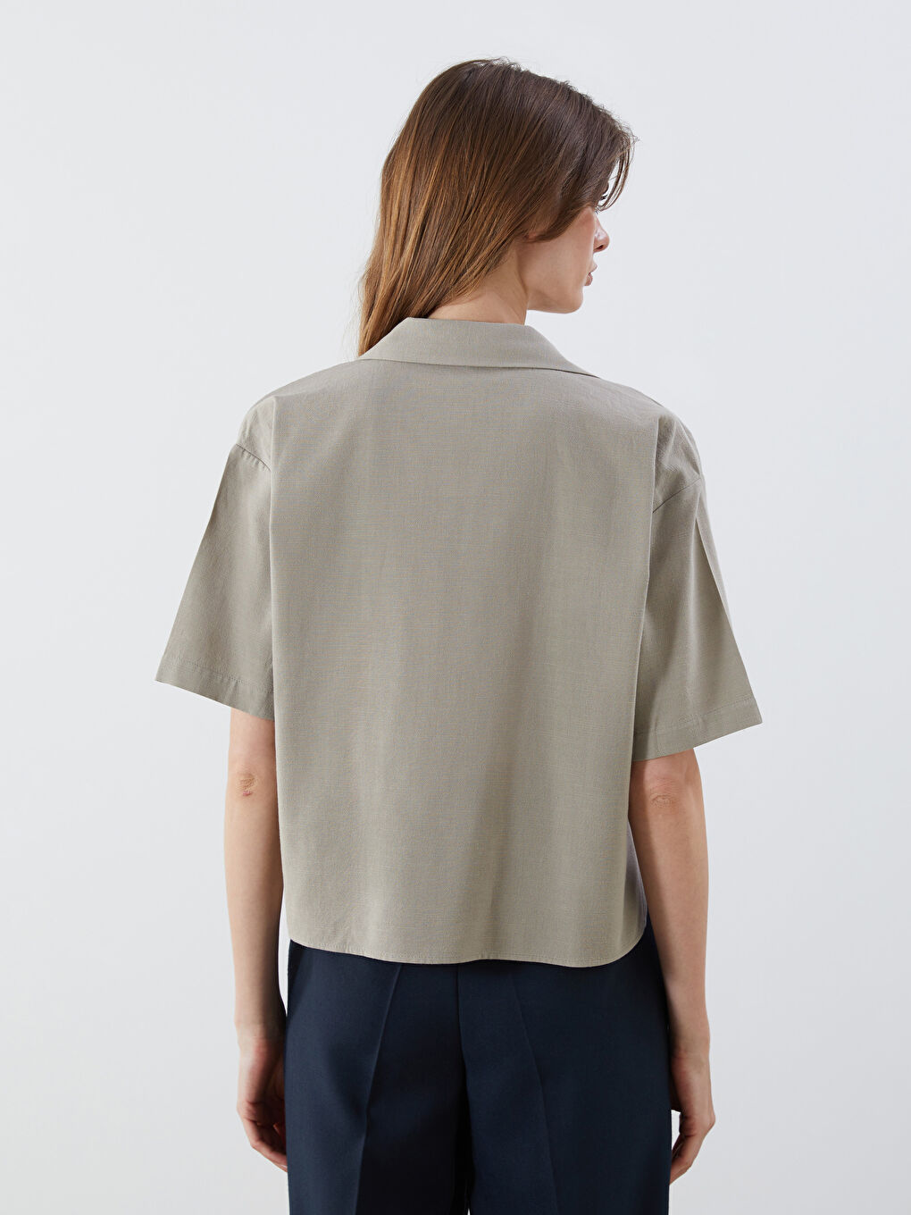 LCW Vision Woman KHAKI Shirt -S5MD93Z8-FMD