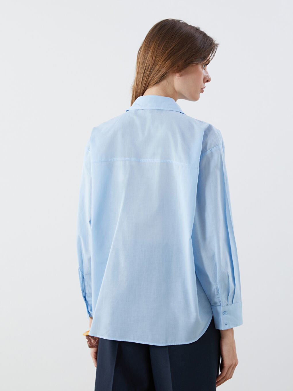 LCW Vision Oversize Women's Shirt -S5MD98Z8-E3U