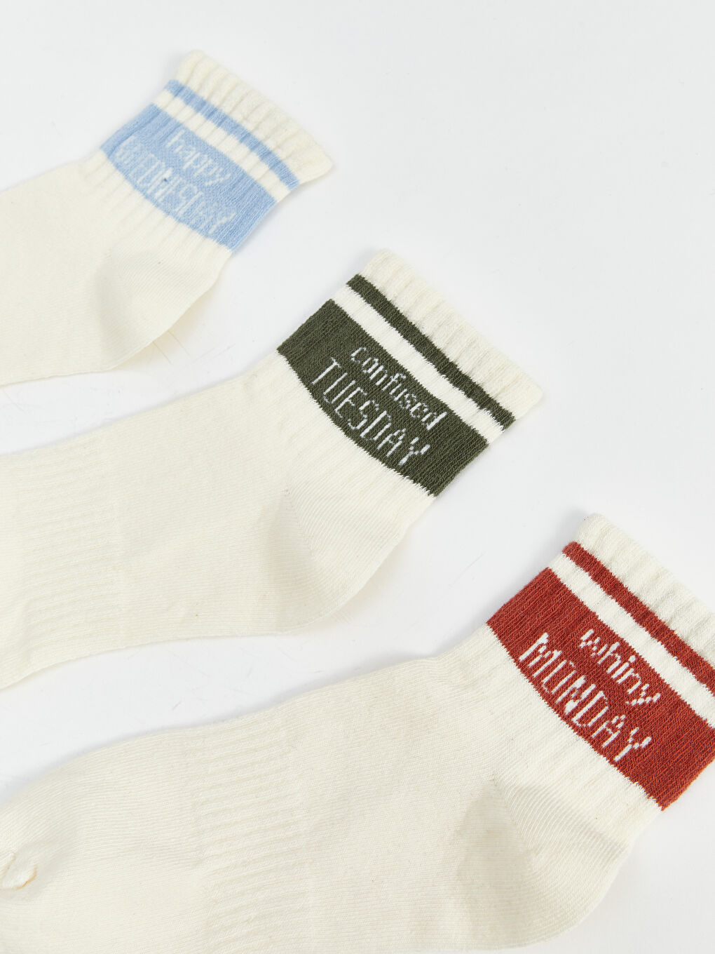 Printed Women's Crew Socks 5-Pack -S5ME86Z8-FDP