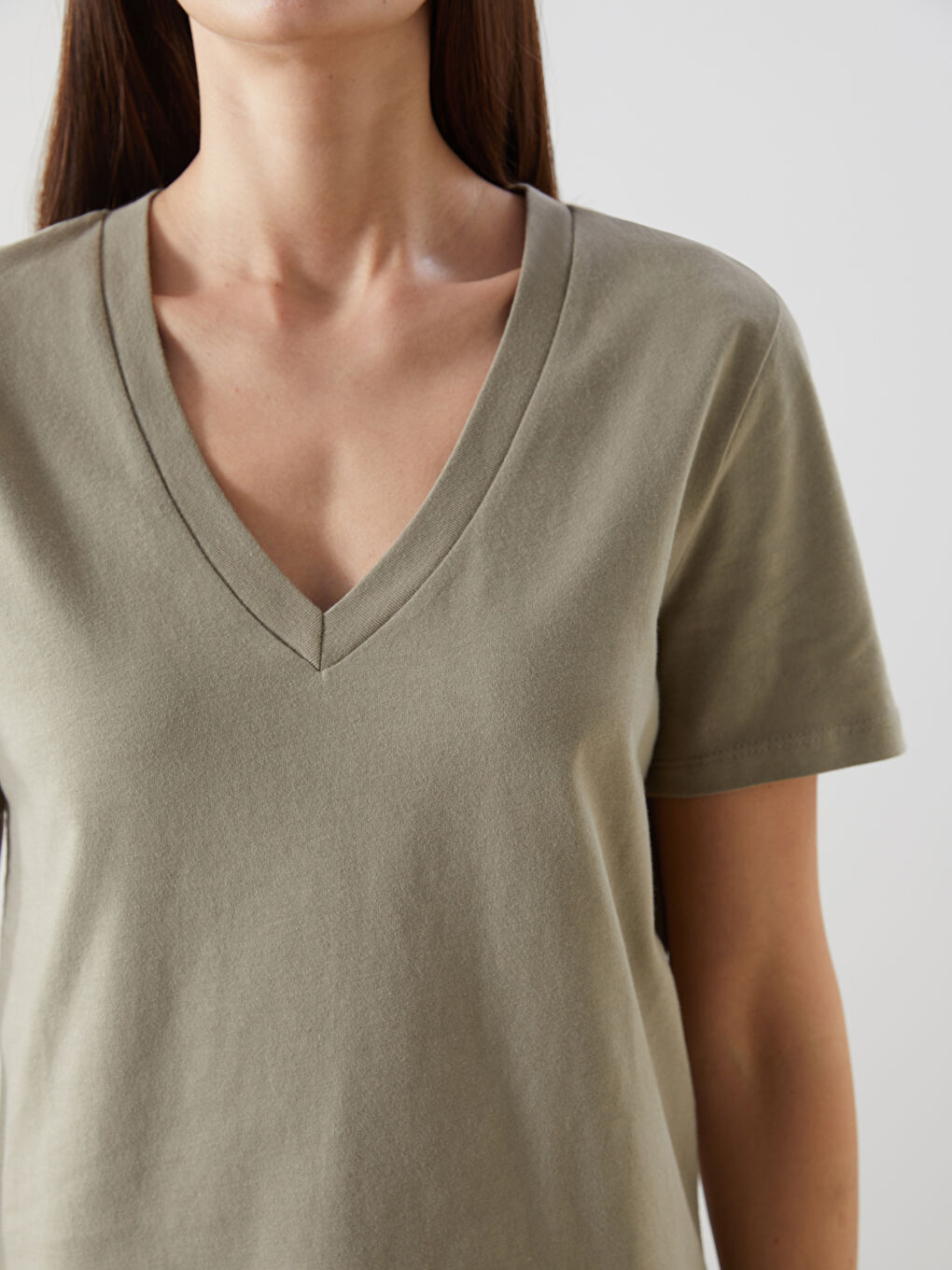 V-Neck Women's T-Shirt -S5ME91Z8-QZR
