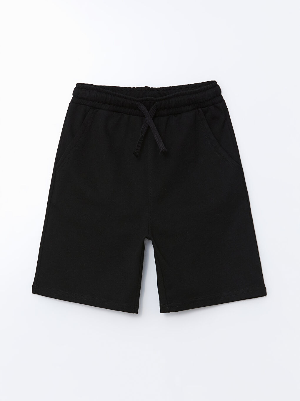 Siyah Beli Lastikli Erkek Çocuk Şort