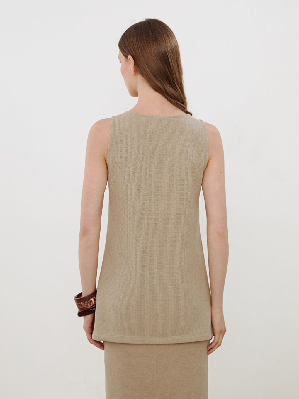 LCW Vision V-Neck Women's Waistcoat -S5MF05Z8-G7K