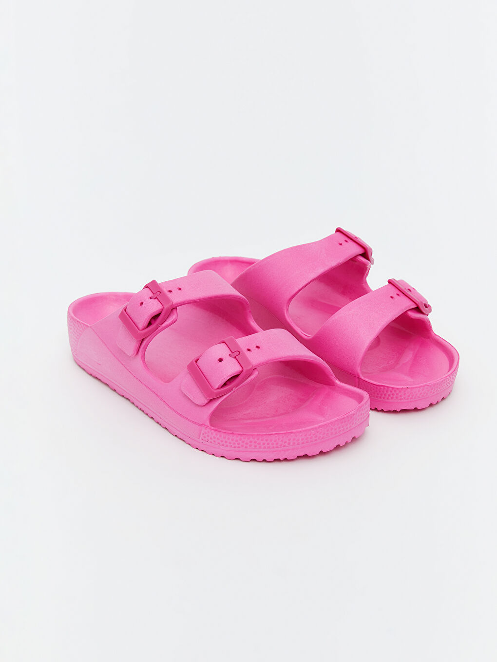 LCW STEPS Buckle Detailed Double Banded Girls' Slippers -S5MF28Z4-EEN
