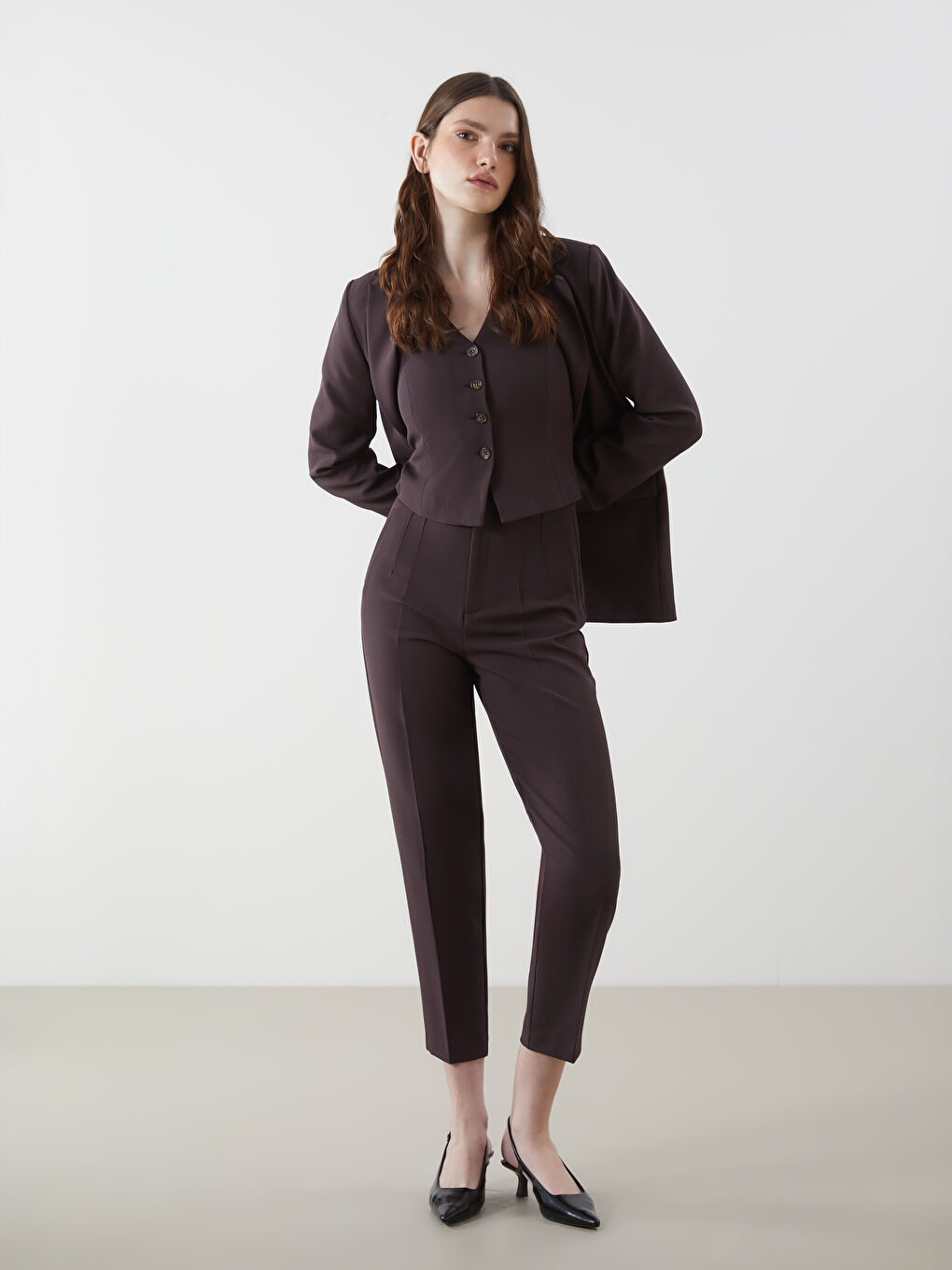 Slim Fit Women's Pants -S5MF43Z8-V74