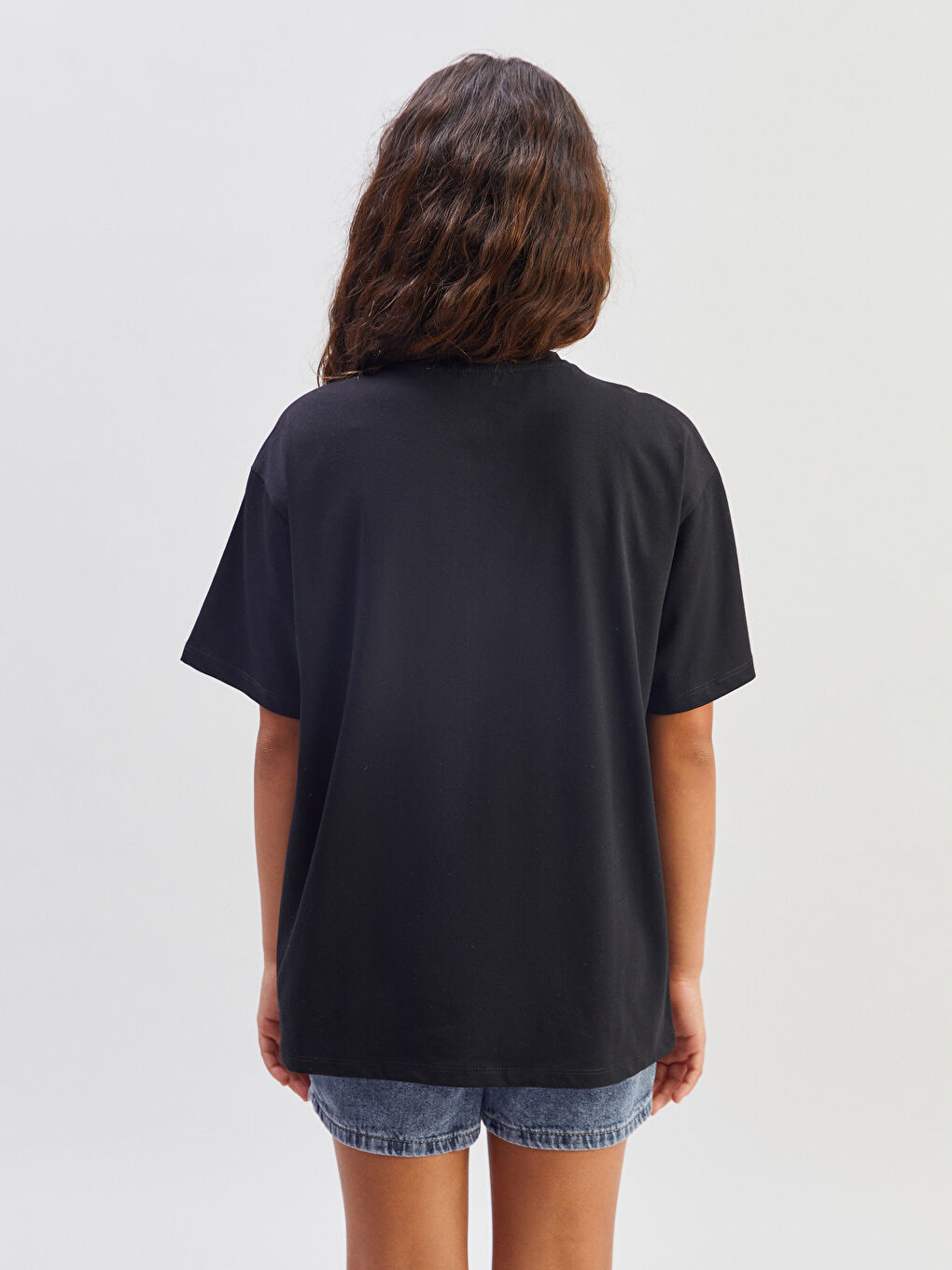 LCW Kids Crew Neck Girls' T-Shirt -S5MF54Z4-CVL
