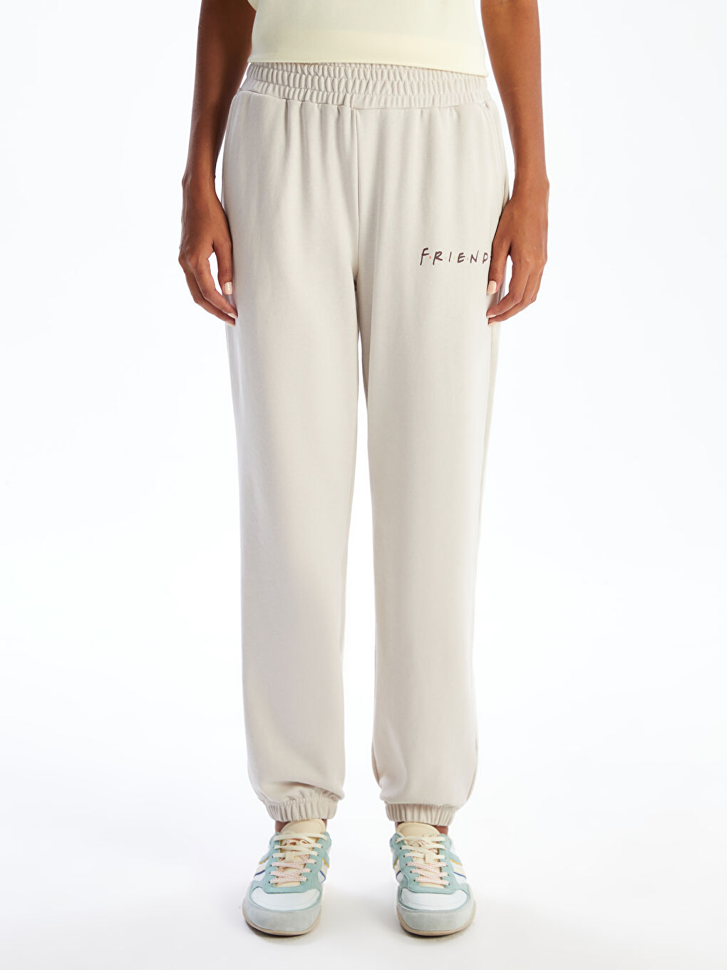 Woman GREY Jogger Sweatpants-1
