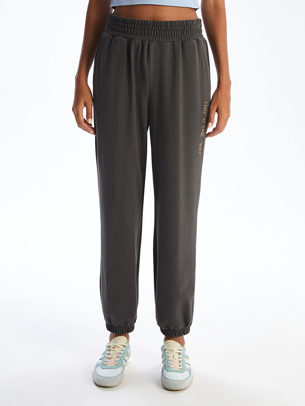 Woman ANTHRACITE Jogger Sweatpants-1