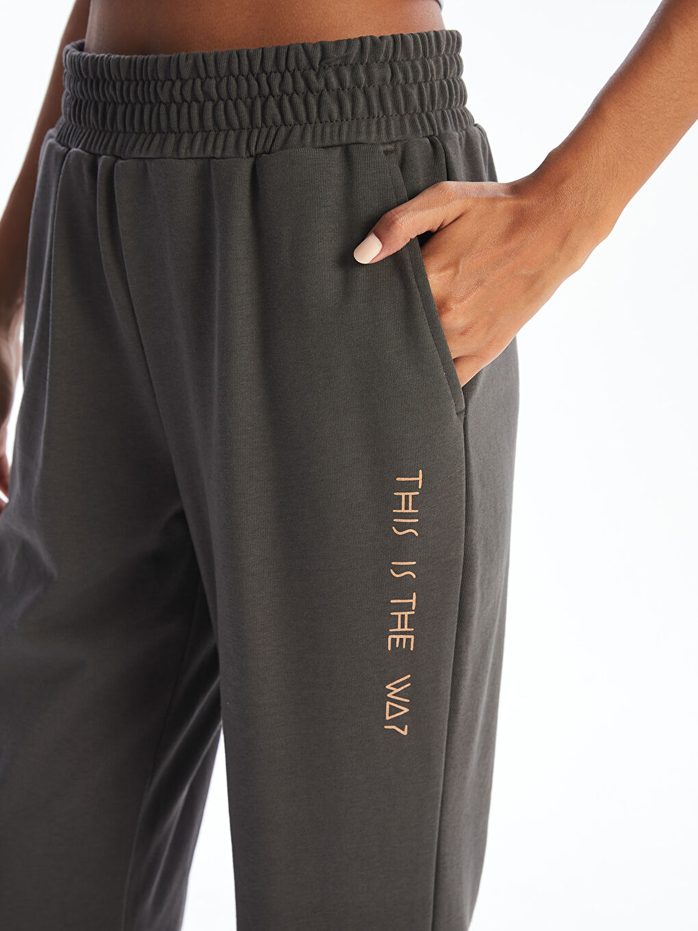 Woman ANTHRACITE Jogger Sweatpants-2
