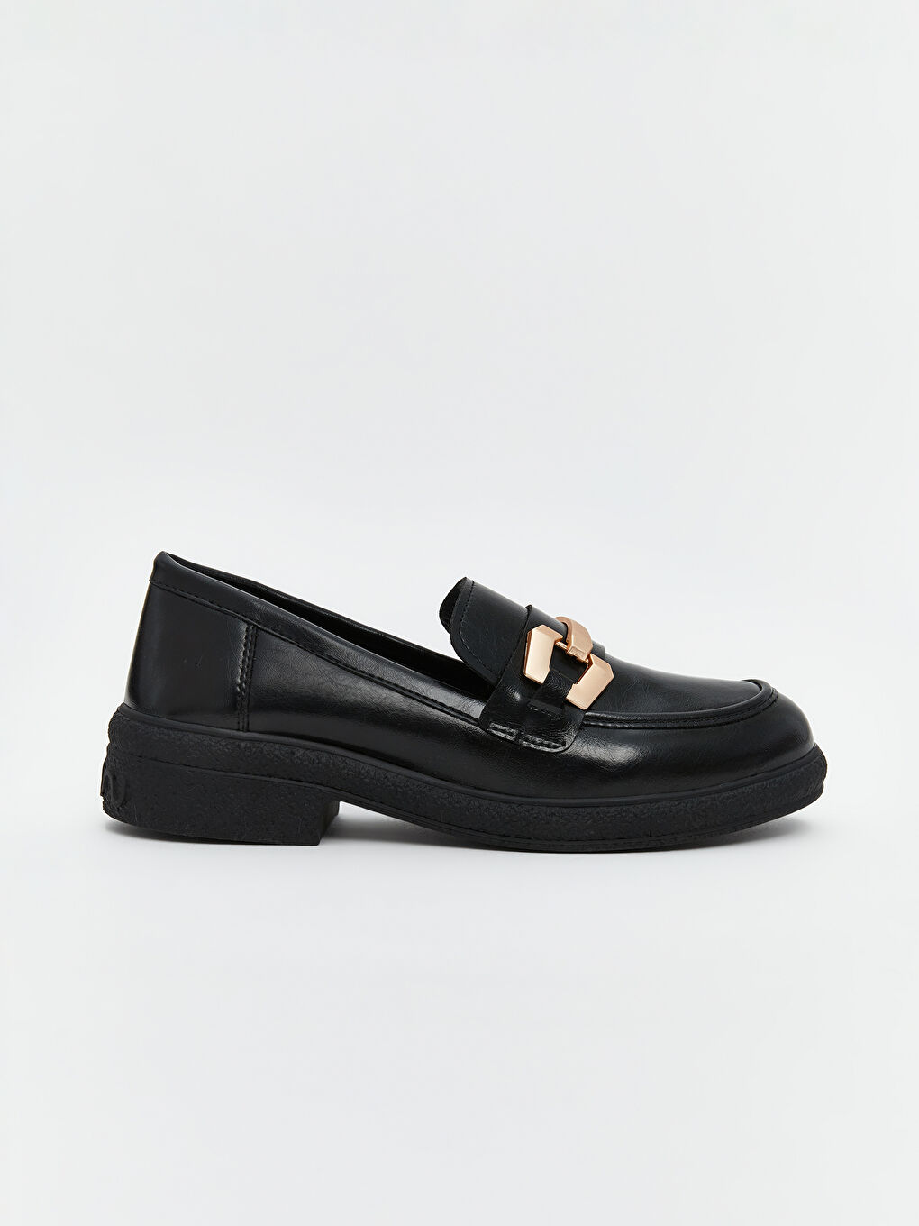 Metal Buckle Women's Loafer Shoes -S5MF72Z8-HUC