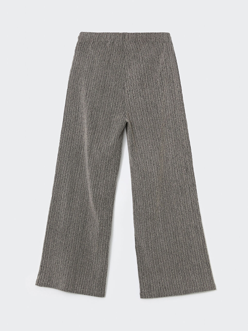 Antrasit Beli Lastikli Dokulu Kadın Pantolon-5