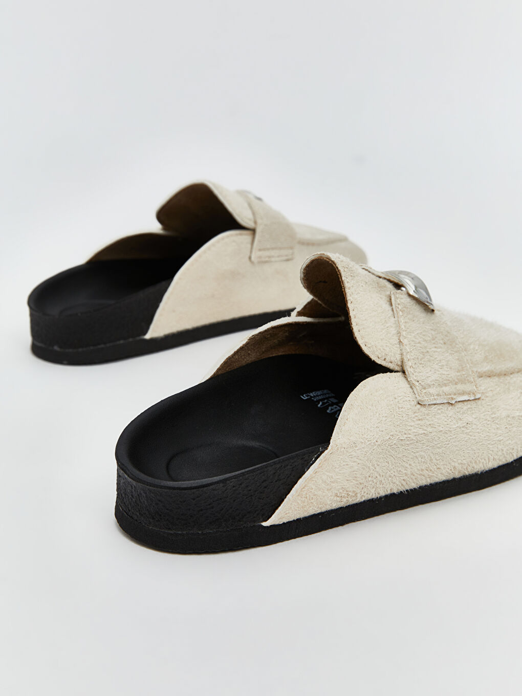 Bej Süet Görünümlü Kadın Ev Terliği-4