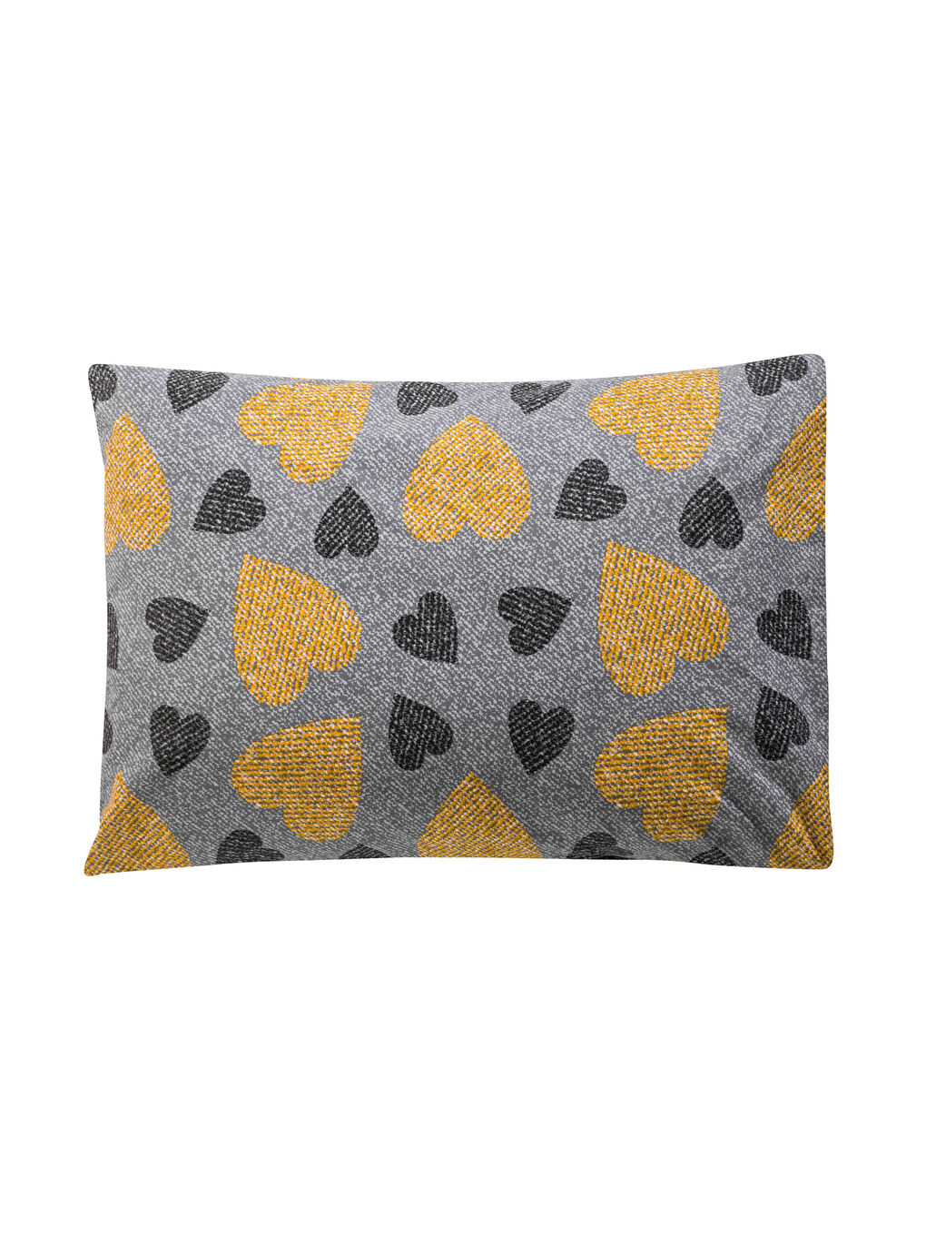 Heart Printed Cotton Pillowcase 2 Pack 50x70 cm-1