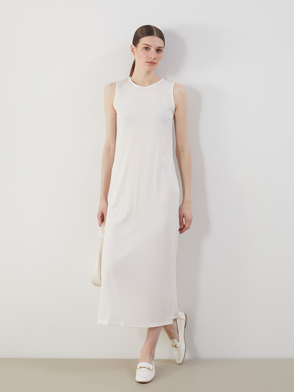 Crew Neck Women's Dress Lining -S5MH33Z8-EEW