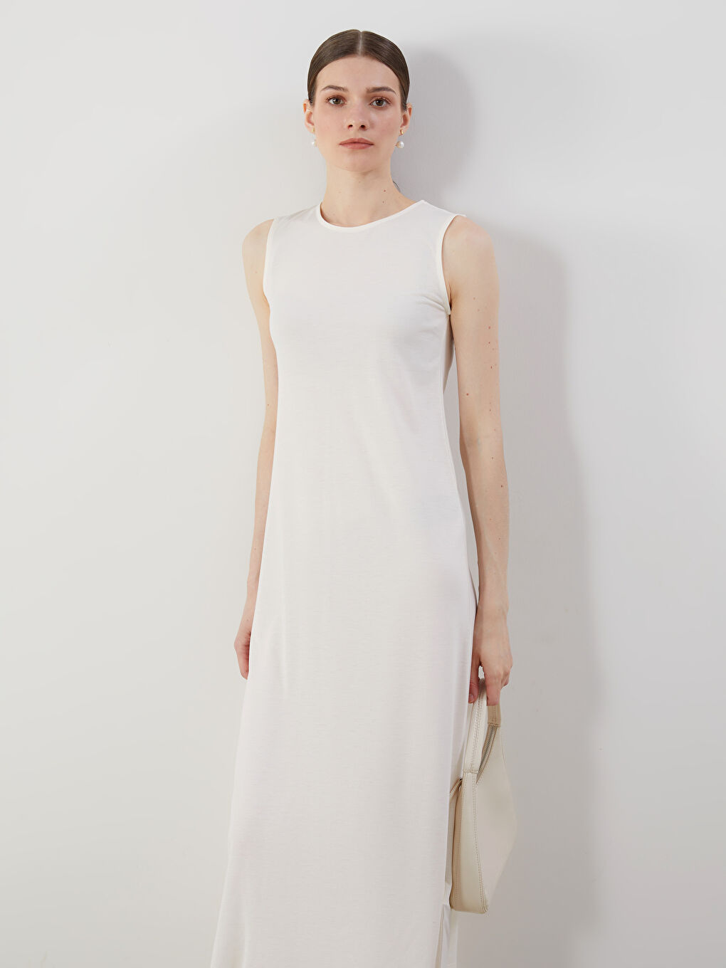 Crew Neck Women's Dress Lining -S5MH33Z8-EEW