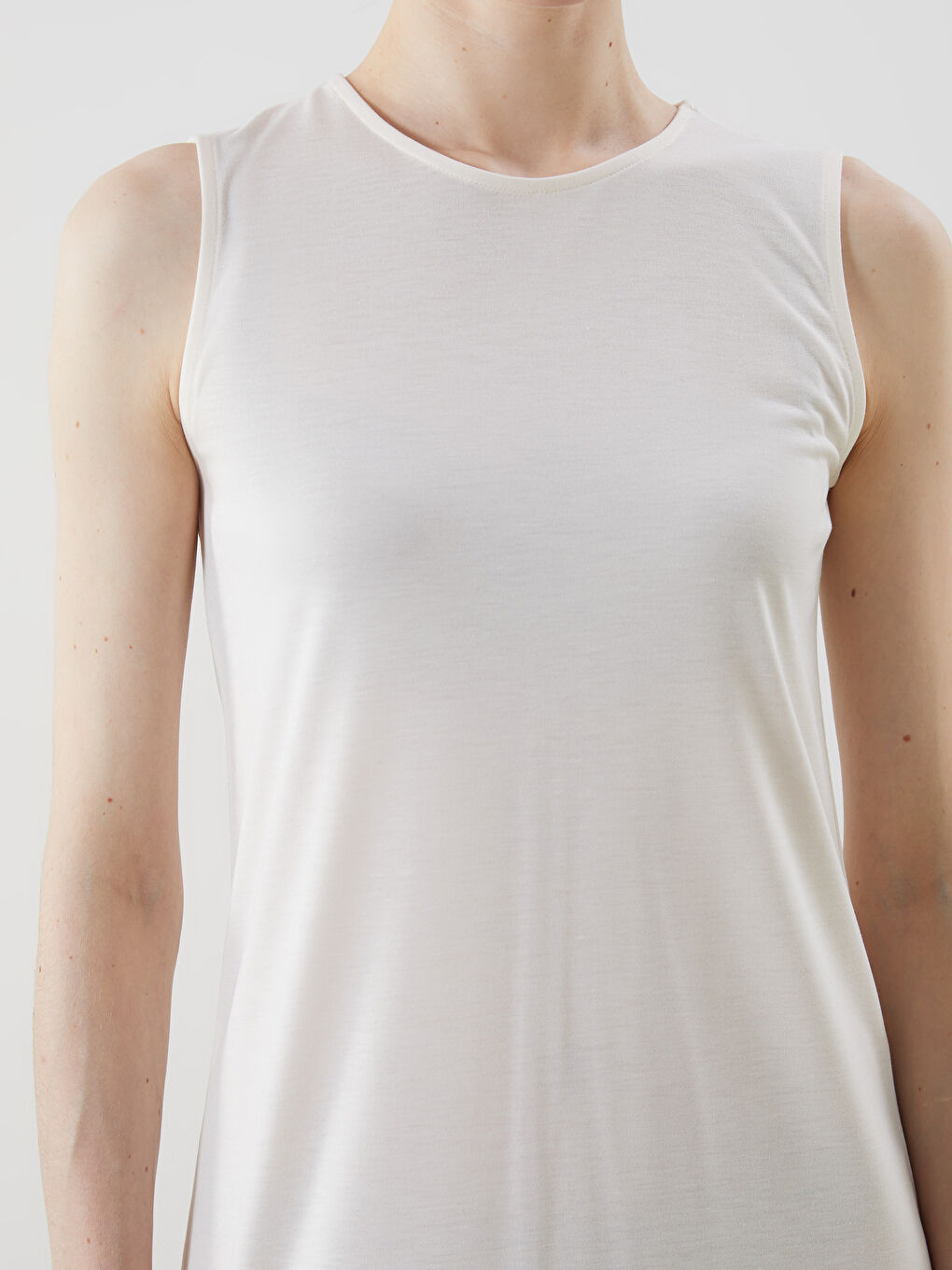 Crew Neck Women's Dress Lining -S5MH33Z8-EEW