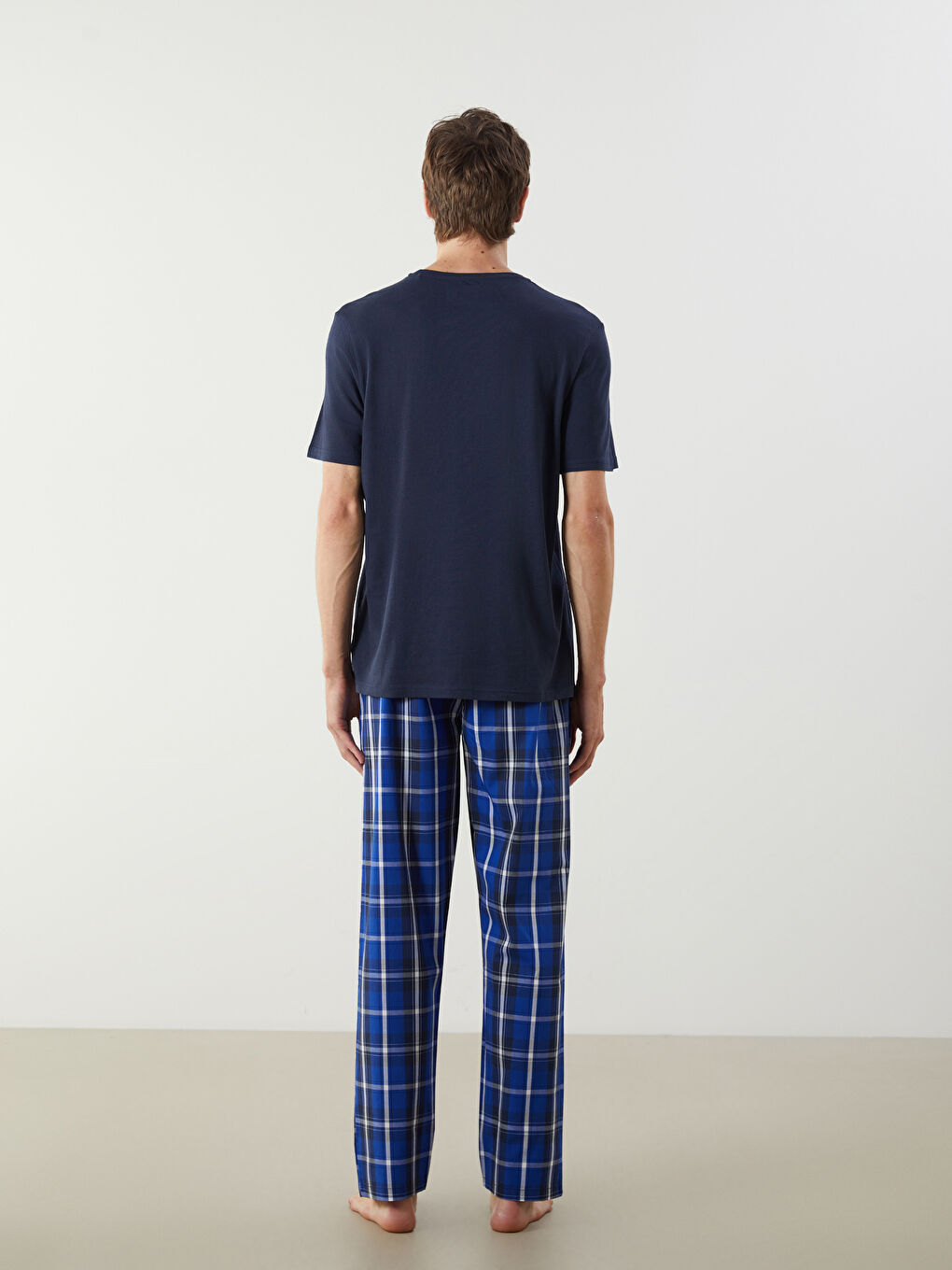 LCW ECO Standart Kalıp Erkek Pijama Takımı -S5MH39Z8-CRP