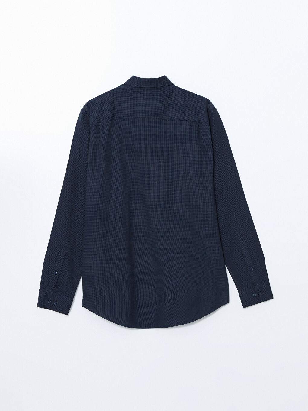 Regular Fit Long Sleeve Dobby Weave Men's Shirt -S5MH43Z8-CTG