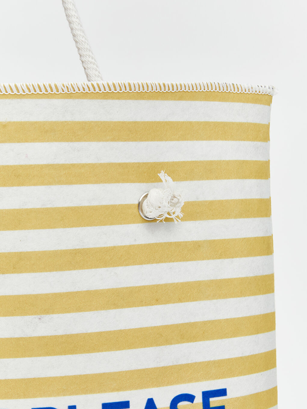 Karışık Baskılı Hasır İpli Kadın Plaj Çantası-2