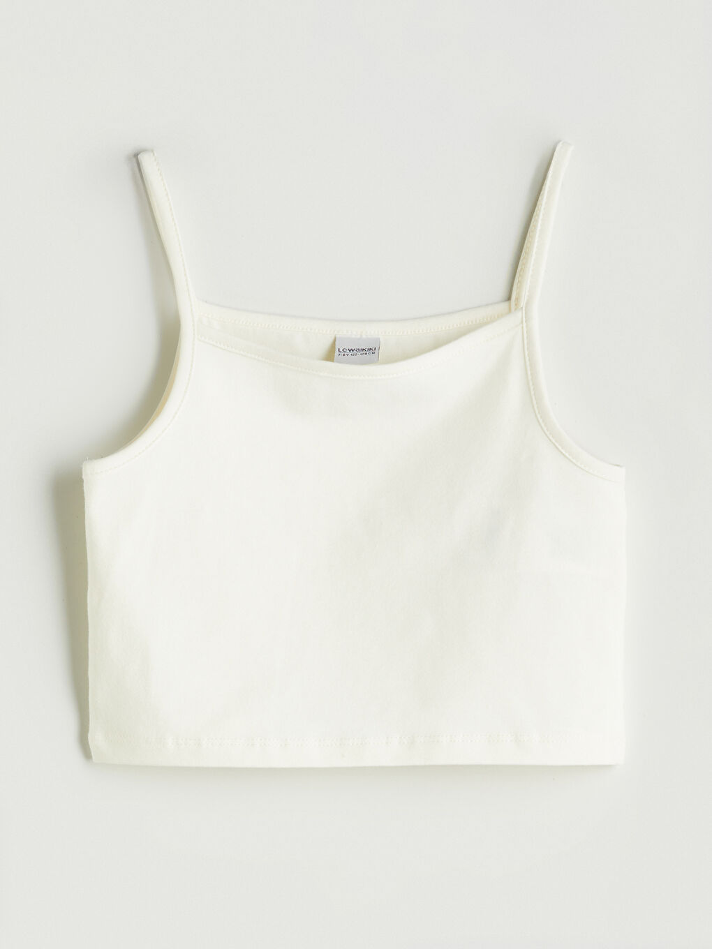 Sarı Bisiklet Yaka Dantel Detaylı Kız Çocuk Tişört-6