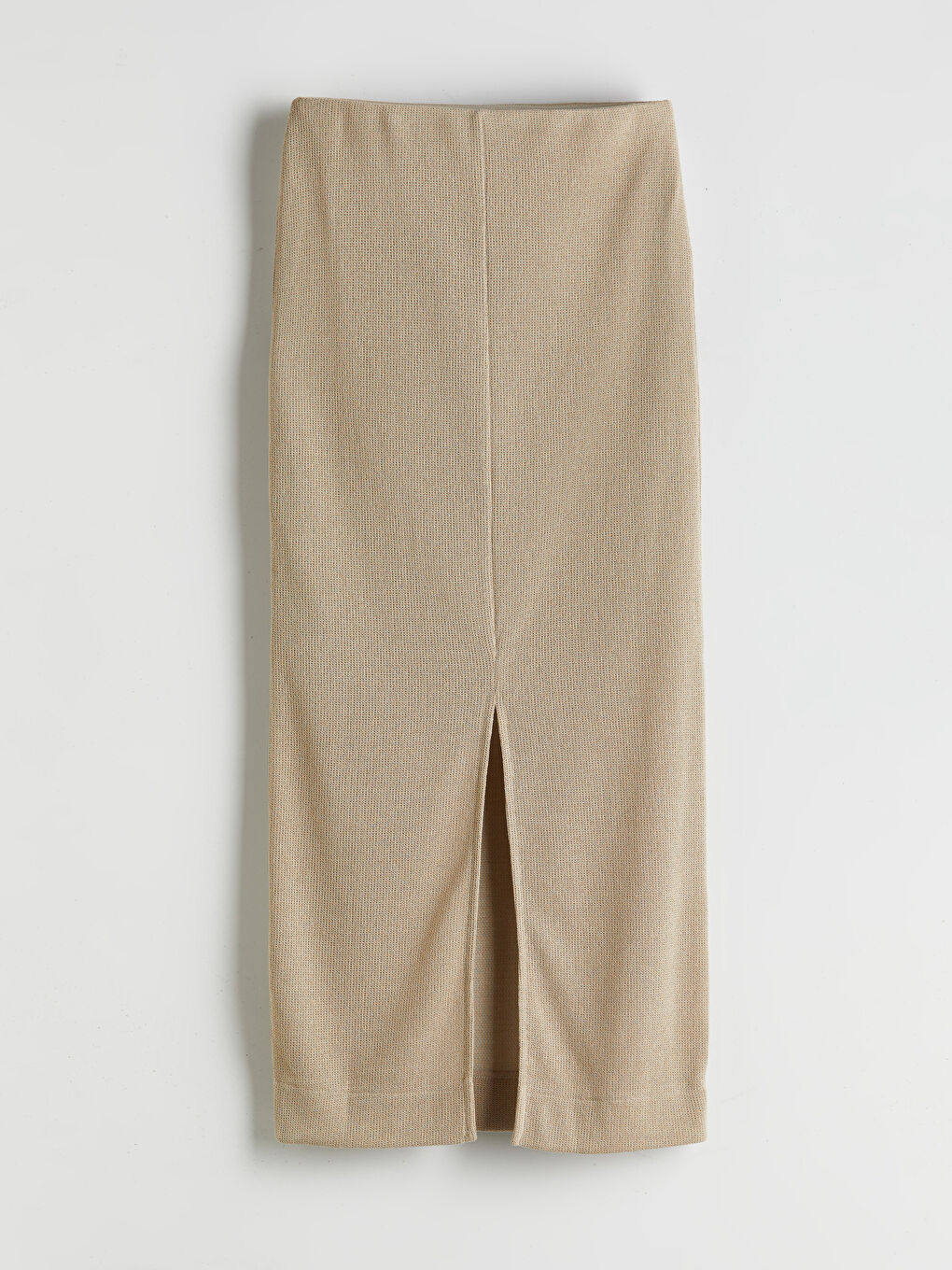 LCW Vision Elasticated Waist Slit Detail Skirt -S5MI14Z8-G7K