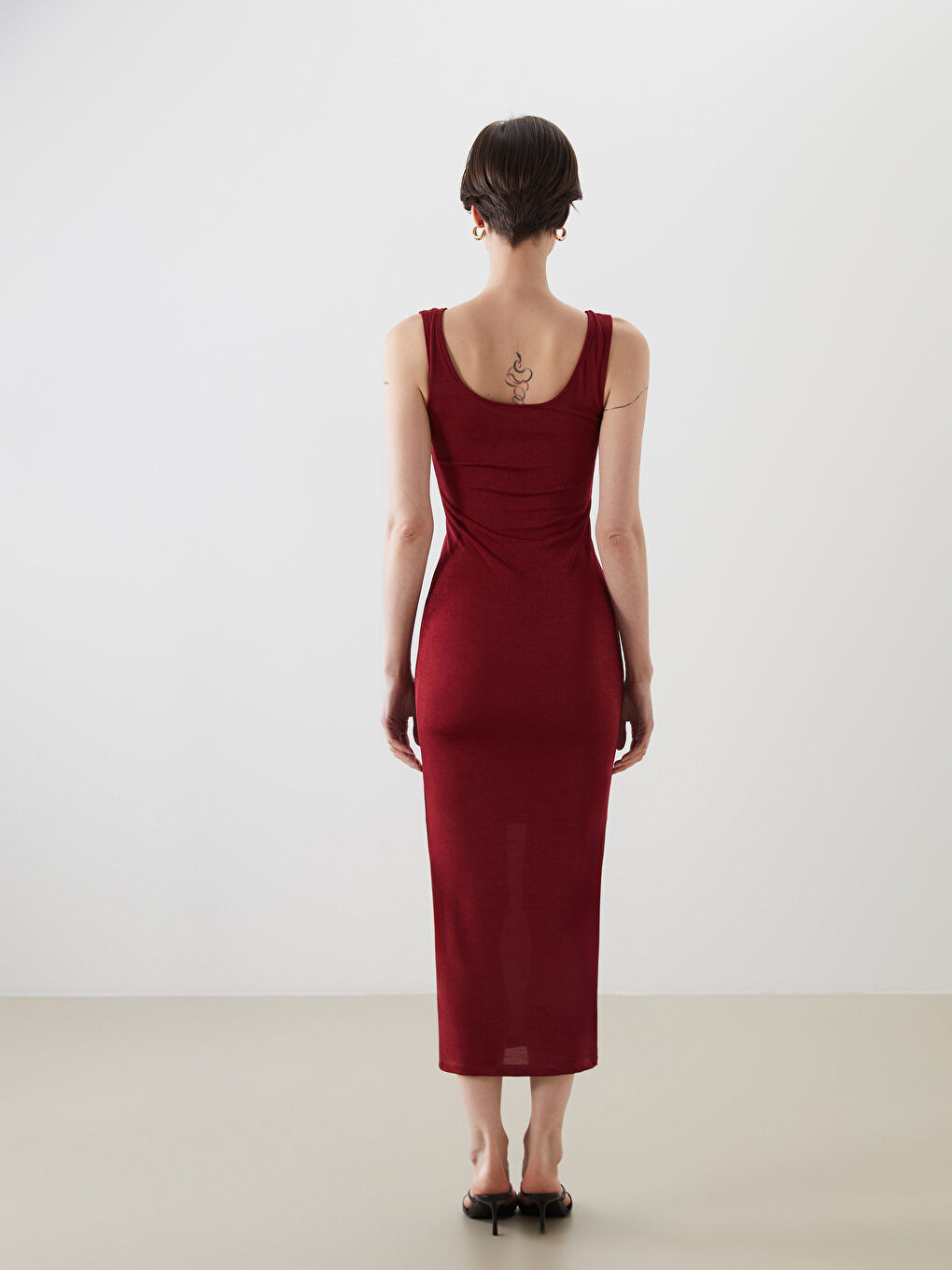 LCW Vision Woman BORDEAUX Dress -S5MI17Z8-D5Z