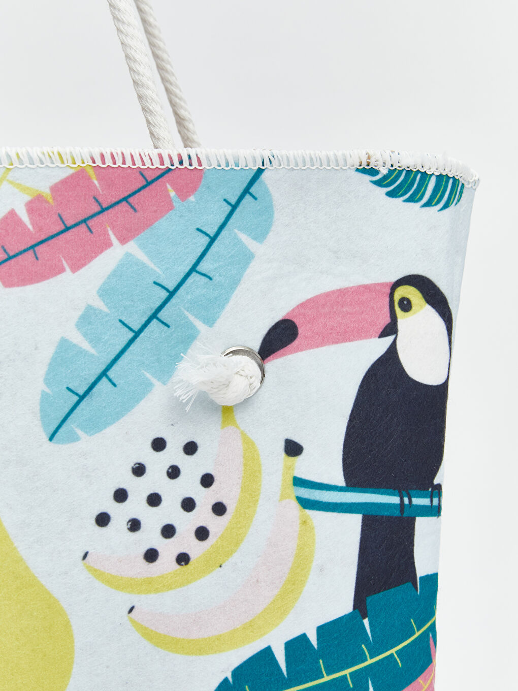 Karışık Hayvan Baskılı Kadın Plaj Çantası-2