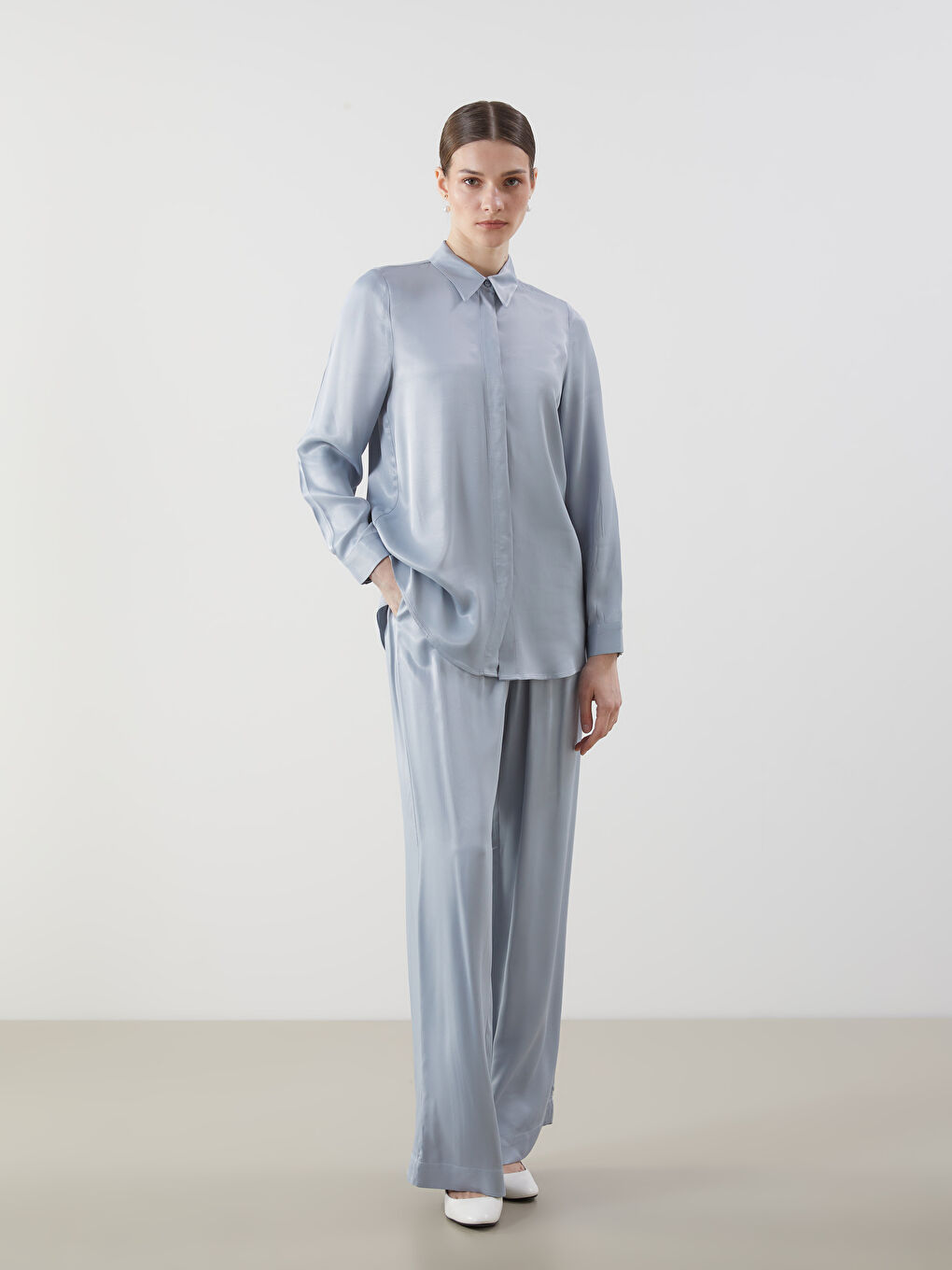 Woman BLUE Shirt Tunic -S5MI38Z8-DG7