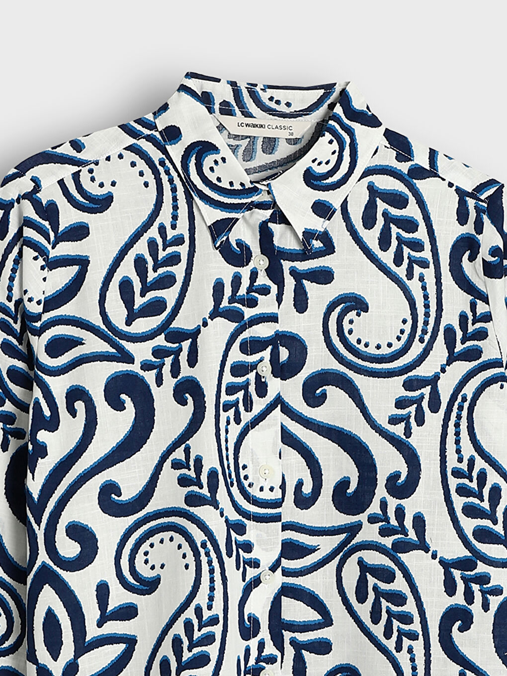 Patterned Long Sleeve Women's Shirt Tunic-2