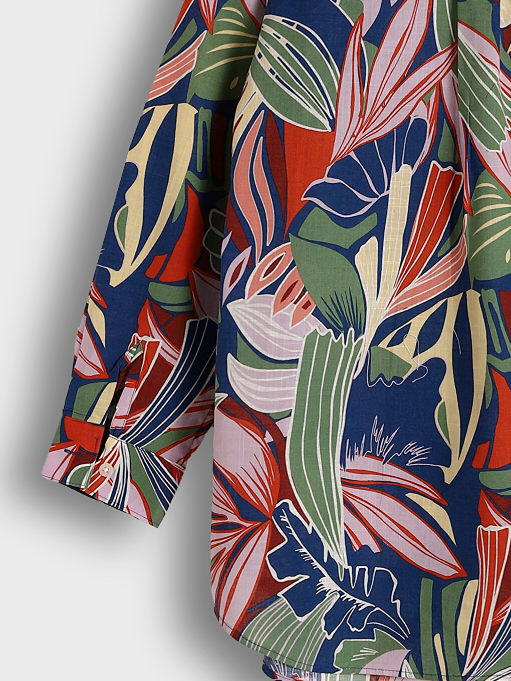 Patterned Long Sleeve Women's Shirt Tunic-3